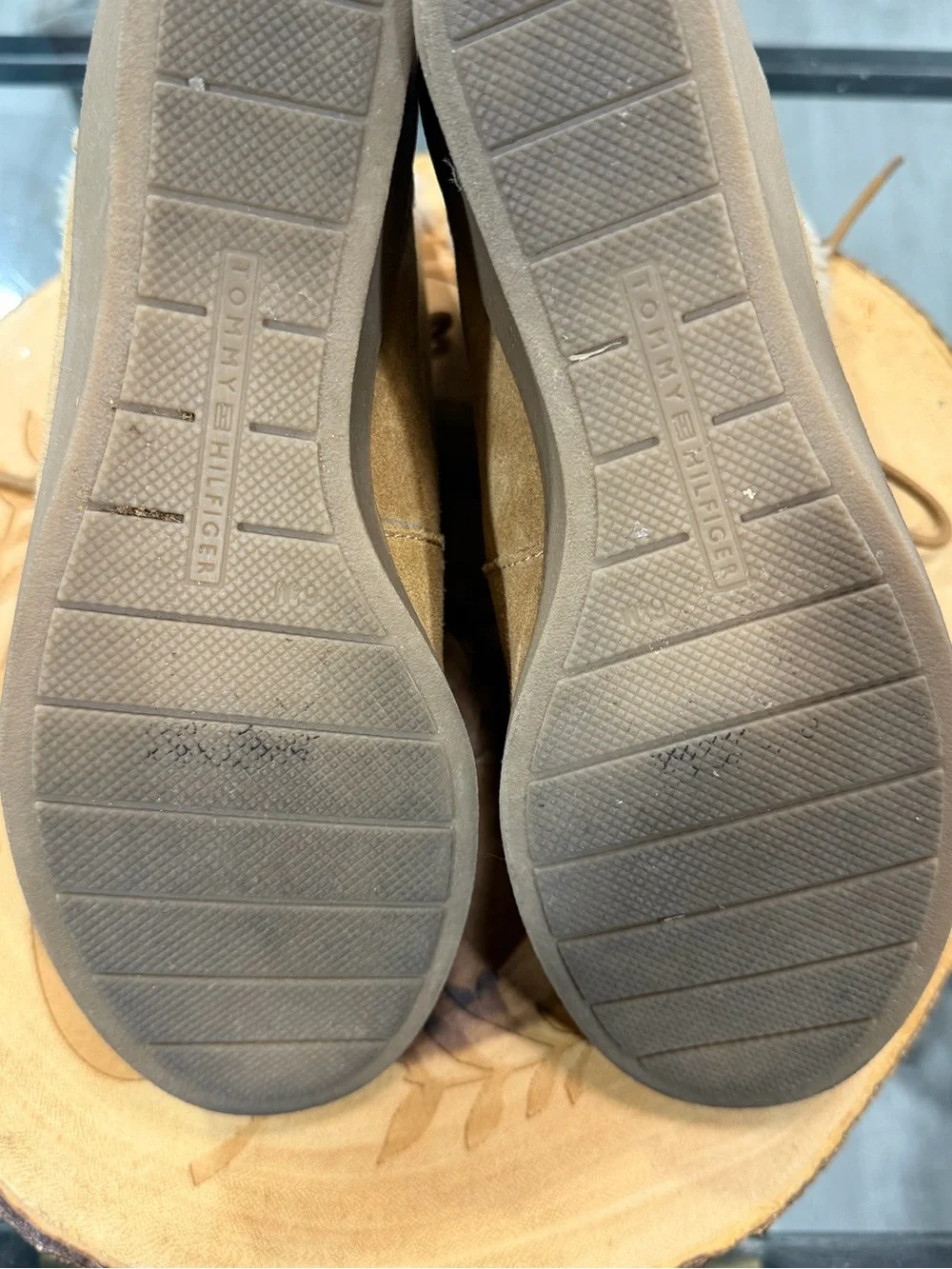 Tommy Hilfiger tan suede